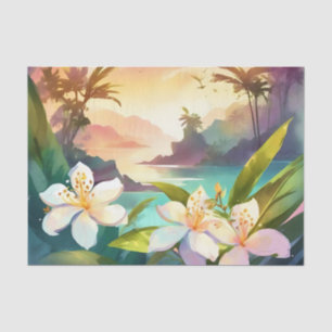 Summer Jasmine Flowers Tissue Paper