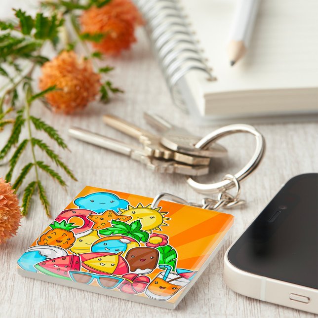 Summer Kawaii Key Ring (Creator Uploaded)