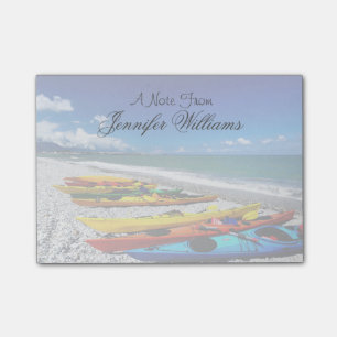 Summer Kayaking Post-it Notes