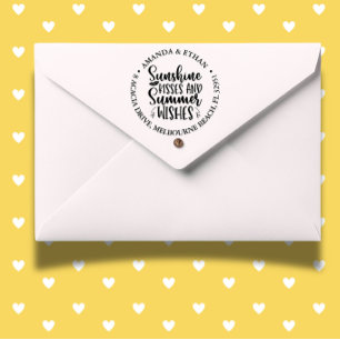 Summer Kisses Self-inking Stamp