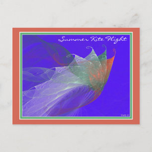 SUMMER KITE FLIGHT POSTCARD