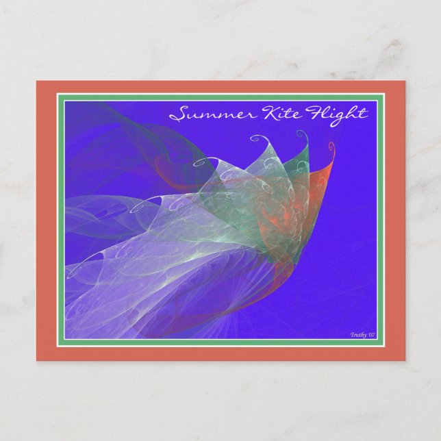 SUMMER KITE FLIGHT POSTCARD (Front)
