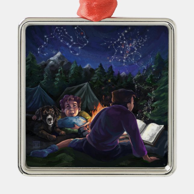 Summer Knights Metal Ornament (Front)