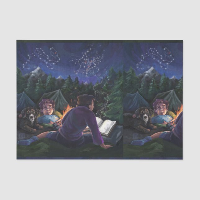 Summer Knights Tissue Paper (Front)