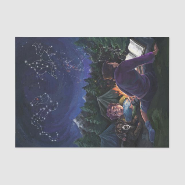 Summer Knights Tissue Paper (Front)