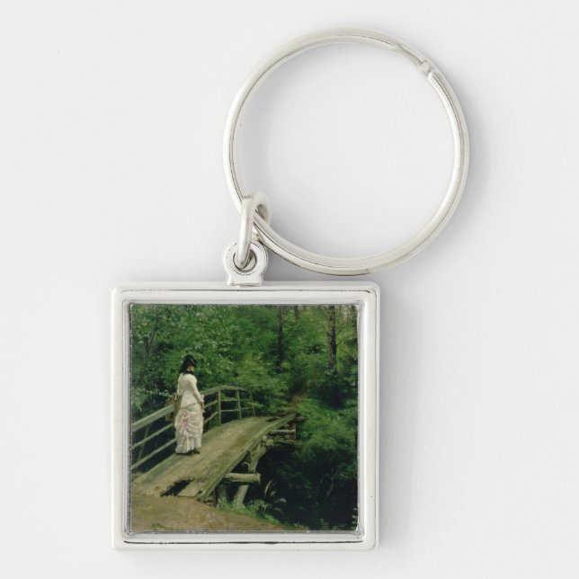 Summer Landscape, 1879 Key Ring (Front)