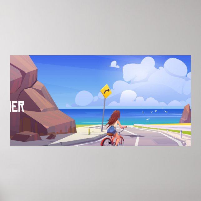 Summer landscape poster (Front)