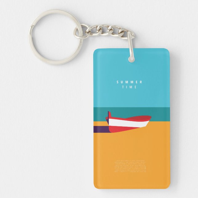 Summer layout poster key ring (Front)