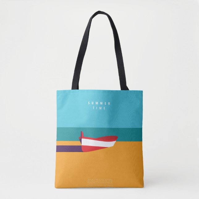 Summer layout poster tote bag (Front)