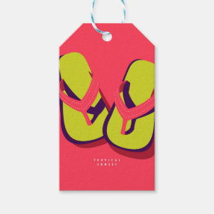 Summer layout set gift tags