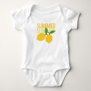 Summer, Lemon, Baby Outfit,  Bodysuit