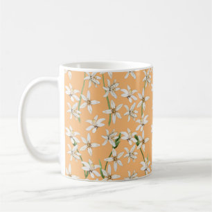 Summer lemon blossom pattern  coffee mug