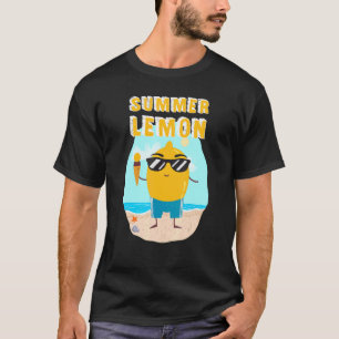 Summer Lemon Cute Fruit Life Beach T-Shirt