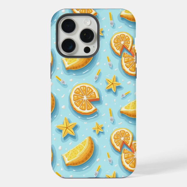 SUMMER LEMON iPHONE 15 PRO CASE (Back)