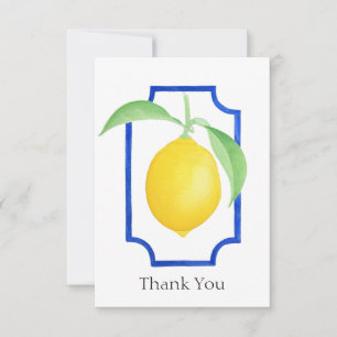 Summer Lemon Thank You Card