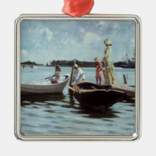 Summer Life in the Islelets (by Albert Edelfelt) Metal Ornament
