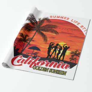 Summer Life Style Wrapping Paper
