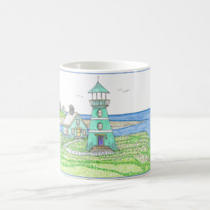 Summer Lighthouse 3 Coffee Mug