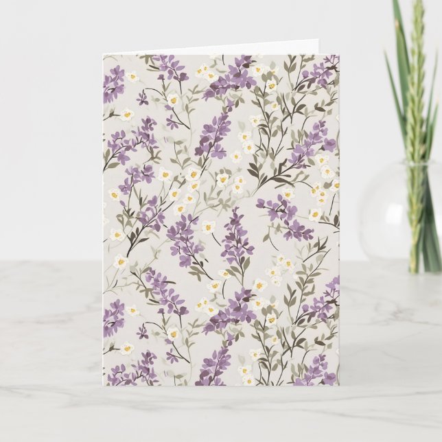 Summer Lilac Collection for Birthday Card (Front)