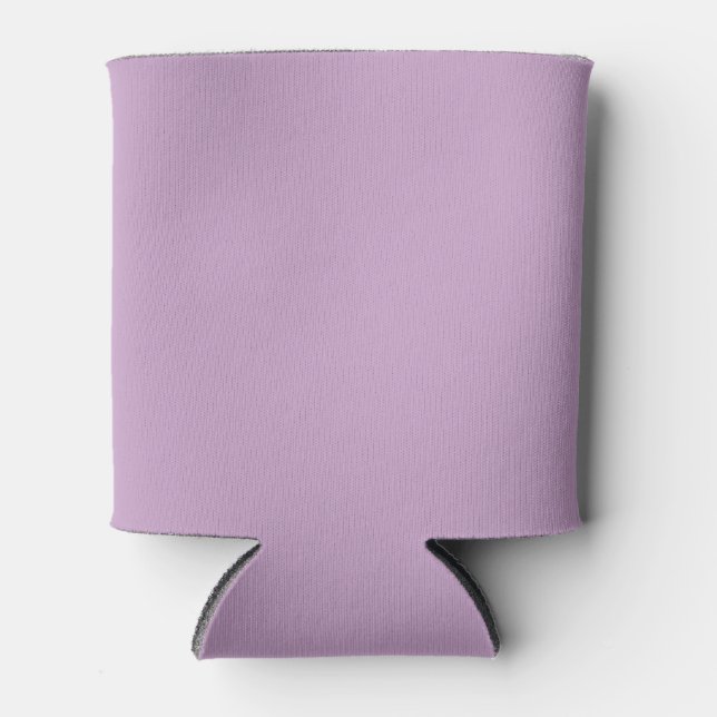 Summer Lilac Solid Colour Can Cooler (Front)