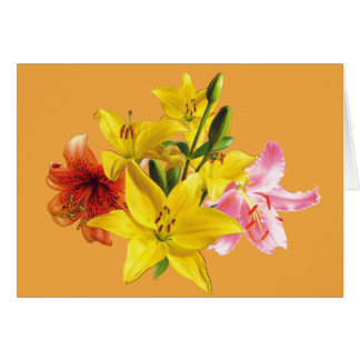 SUMMER LILIES card