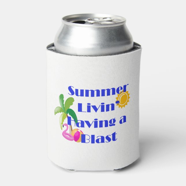 Summer Livin' Can Cooler (Can Front)