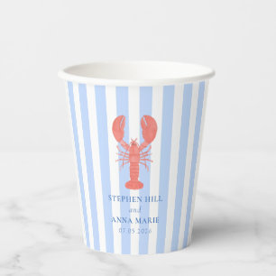 Summer Lobster Bridal Shower Paper Cups