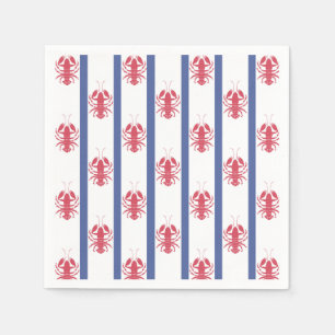 Summer Lobster Theme Paper Napkin