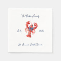 Summer Lobster with Bow, July 4th, Coastal Wedding