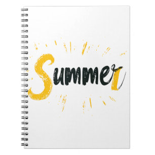 Summer Logo - Summer Text Design Notebook