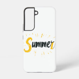 Summer Logo - Summer Text Design Samsung Galaxy Case