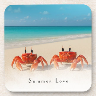 Summer Love – Customisable Cute Cork Coaster