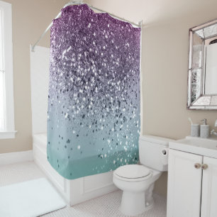 Summer Love Glitter #3 Shower Curtain