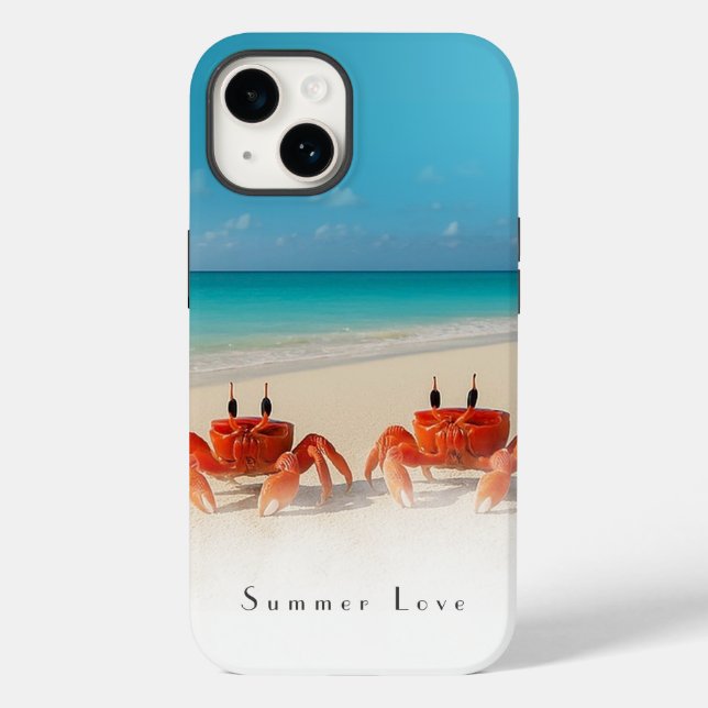 Summer Love — iPhone 14 Tough Case 2 Crabs (Back)