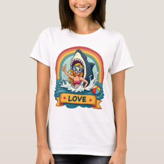 Summer Love Splash – Colourful Beach Vibes Tee
