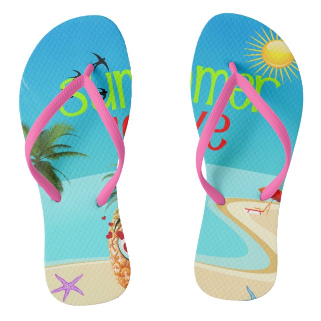 SUMMER LOVE THONGS (Footbed)