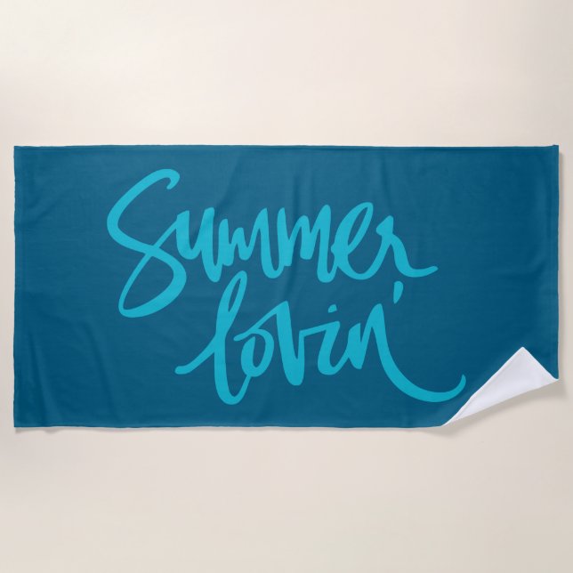 Summer lovin' beach towel (Front)
