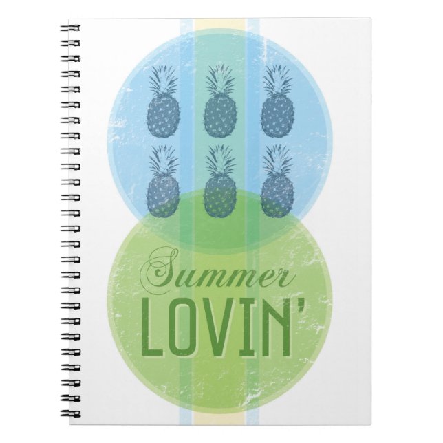 Summer Lovin' Retro Notebook (Front)