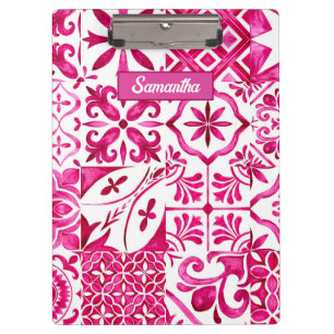 Summer majolica red Sicilian Mediterranean Clipboard