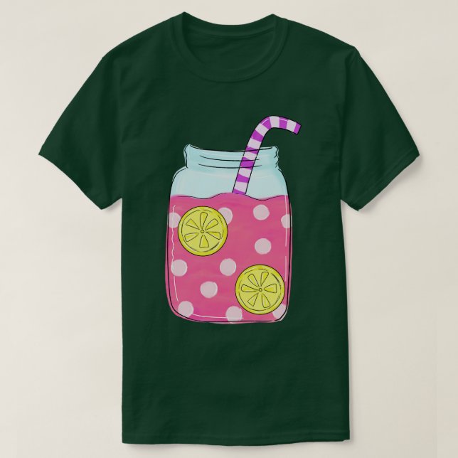SUMMER MASON JAR T-Shirt (Design Front)