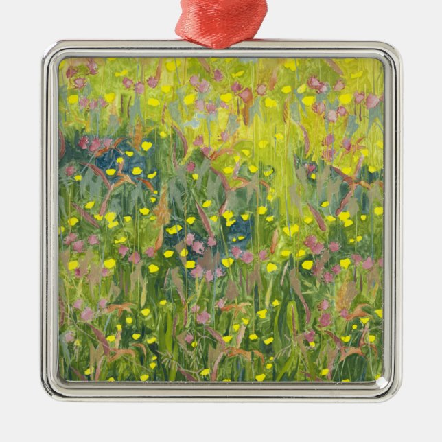 Summer Meadow 2012 Metal Ornament (Front)