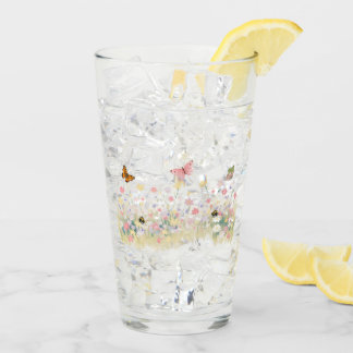 Summer Meadow Glass Cup for your Summer Drinks