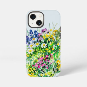 Summer meadow, wild flowers iPhone 13 mini case