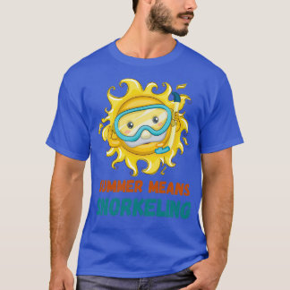 Summer means snorkelling classic authentic T T-Shirt