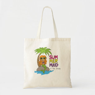 Summer Mermaid Cute Tote Bag