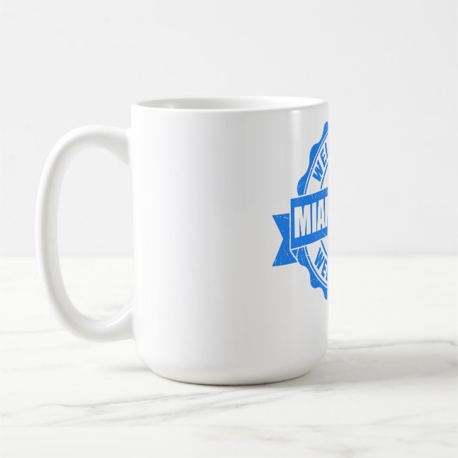 Summer miami beach- florida  coffee mug (Left)