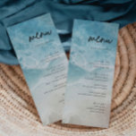 Summer Modern Coastal Beach Wedding Menu Cards<br><div class="desc">Summer Elegant Coastal Beach Wedding Menu Cards

Minimalist Wedding Menu Cards | Modern Menu,  Wedding Dinner Menu,  Rustic Let's Eat Wedding Dinner and Drinks Menu,  Simple Calligraphy Rustic Wedding Menus Wedding Menus,  Rustic Wedding Menu,   Wedding Table Menu</div>