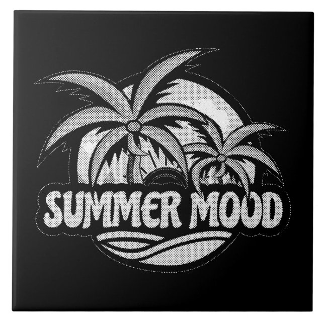 Summer Mood Ceramic Tile (Front)