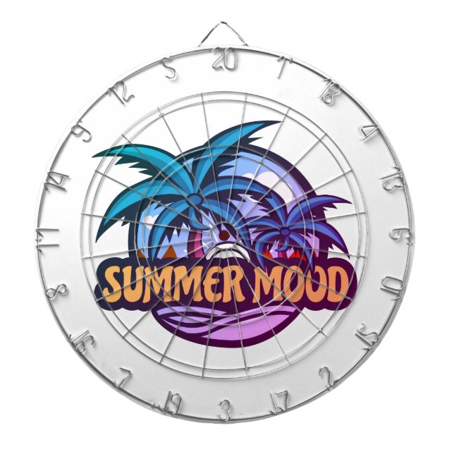 Summer Mood Dartboard (Front)