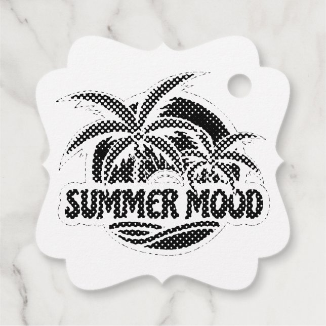 Summer Mood Favour Tags (Back)